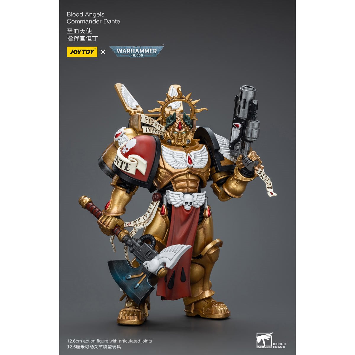 Joy Toy Warhammer 40,000 Blood Angels Commander Dante 1:18 Scale Action Figure