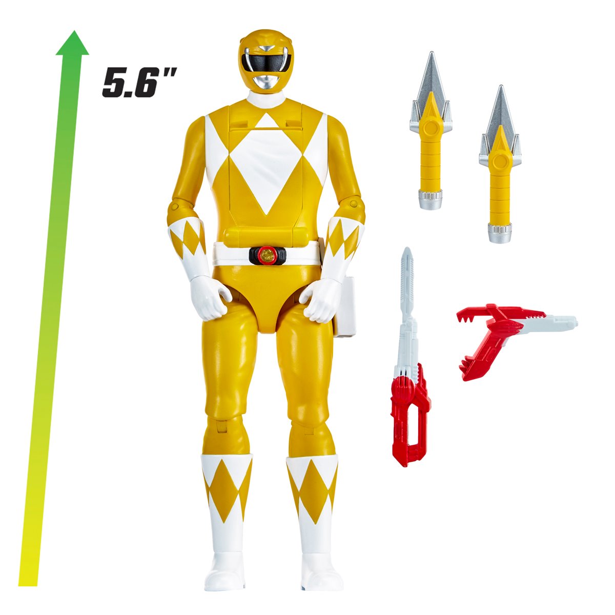 Mighty Morphin Power Rangers: Re-Ignition Auto Morphin Yellow Ranger Action Figure