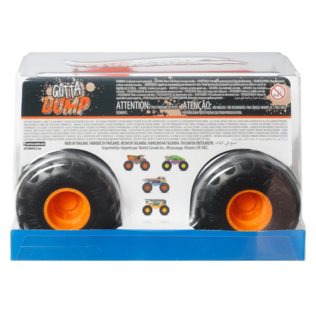 Hot Wheels Monster Trucks 1:24 Scale Vehicle 2026 Mix 4 Case of 4