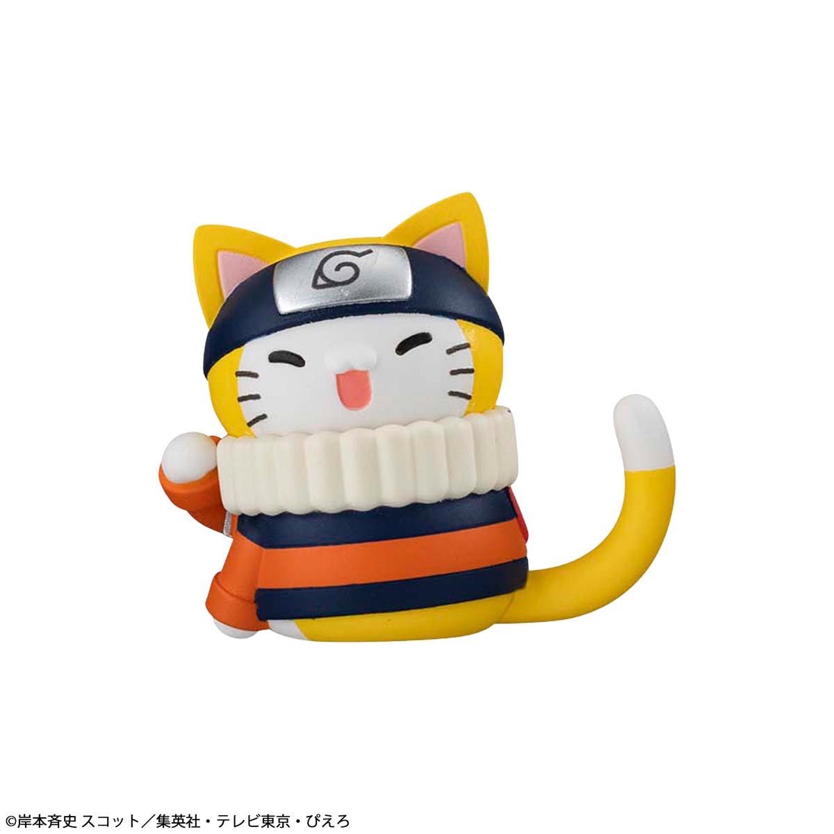 Naruto Nyaruto! Cats of Konoha Village Reboot Mega Cat Project Mini-Figure Case of 8