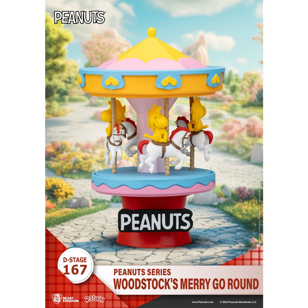 Peanuts Woodstock's Merry Go Round DS-167 D-Stage Statue
