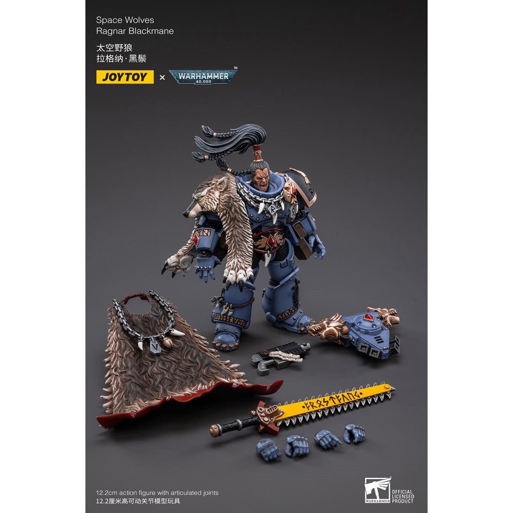 Joy Toy Warhammer 40,000 Space Wolves Ragnar Blackmane 1:18 Scale Action Figure