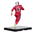 NFL SportsPicks 2025 Buffalo Bills Josh Allen Red Color Rush Jersey 7-Inch Posed Figure
