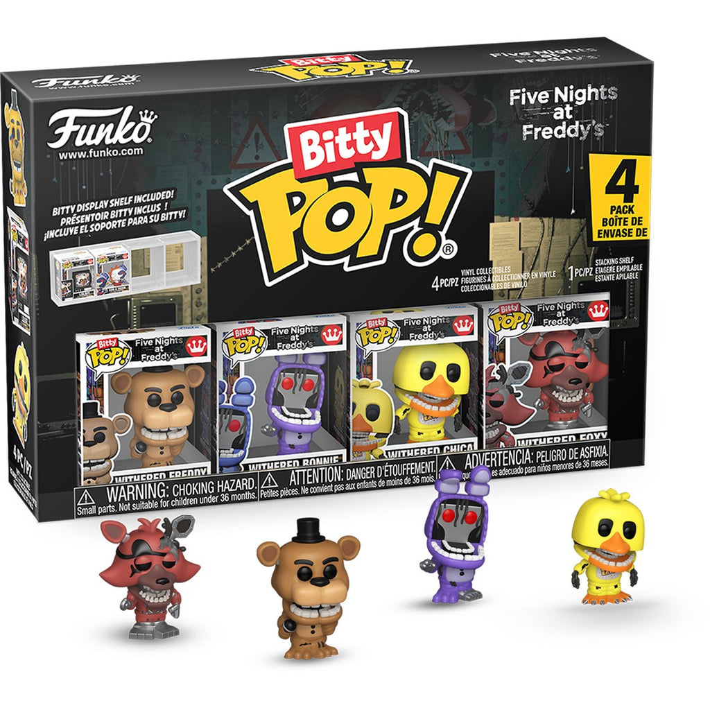 Five Nights at Freddy's Withered Funko Bitty Pop! Mini-Figure 4-Pack
