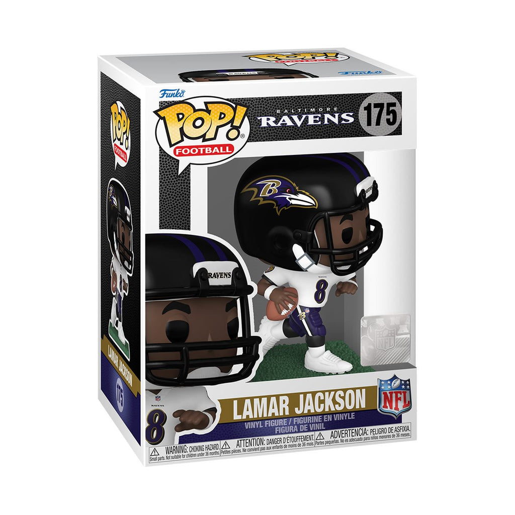 NFL Baltimore Ravens Lamar Jackson (Away) Funko Pop! Vinyl Figure #175
