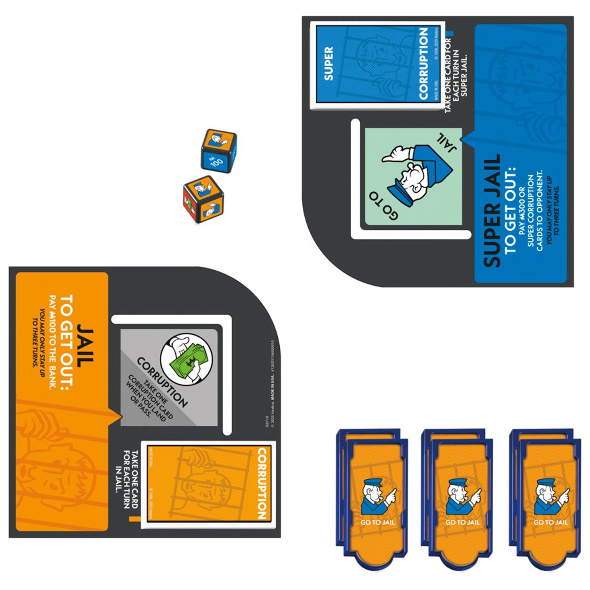 Monopoly Go to Jail EXPANSION (Game Sold Separately)