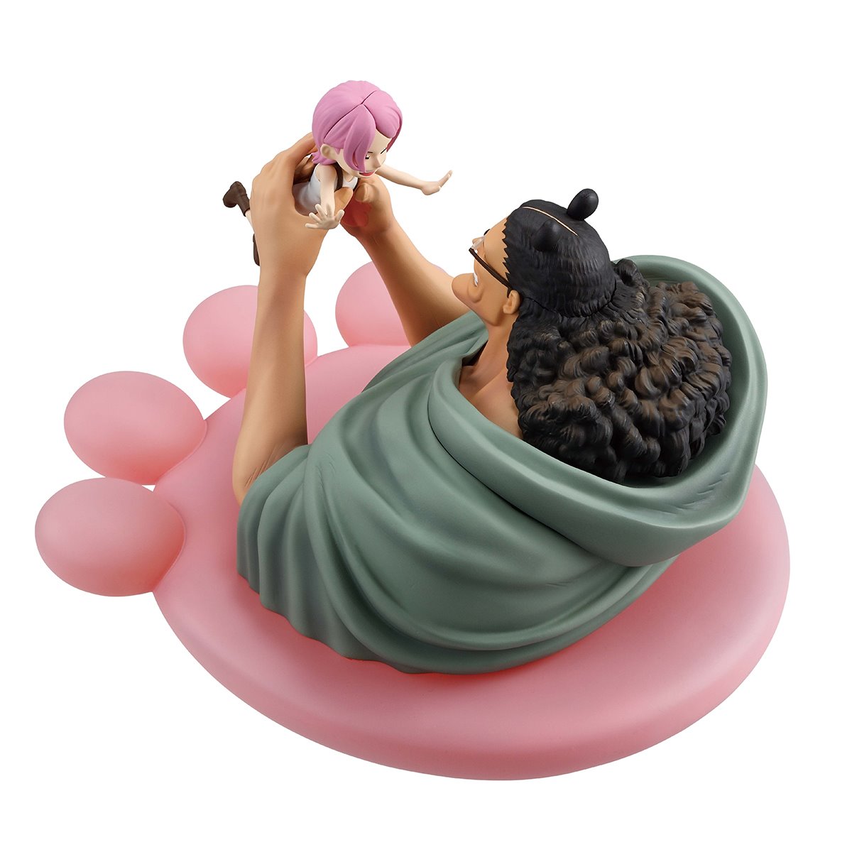 One Piece Kuma and Bonney Dramatic Memories Revible Moment Ichibansho Statue