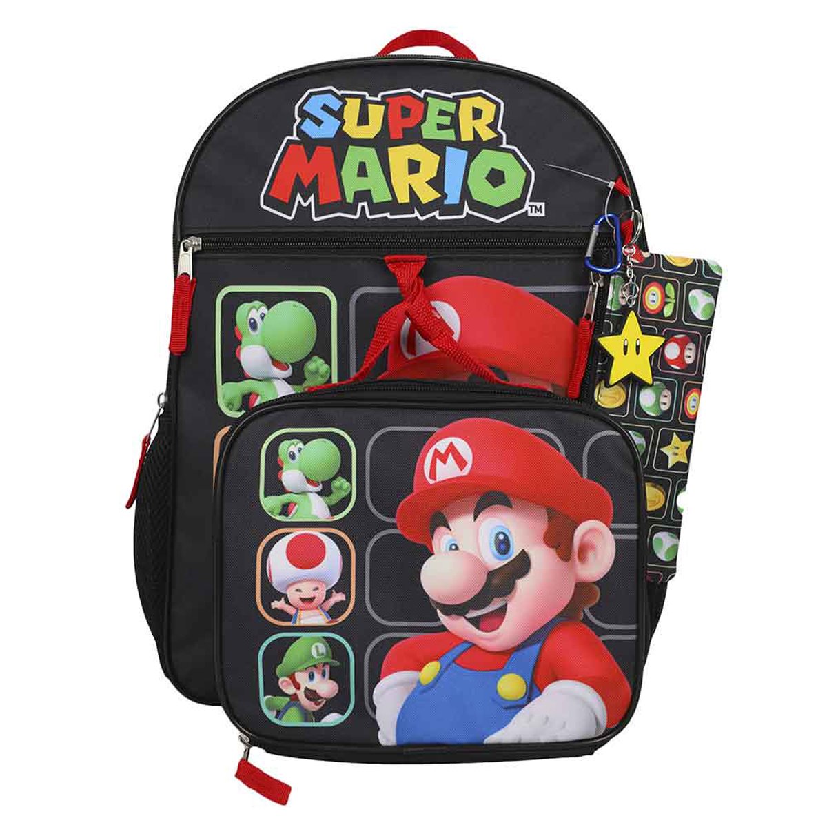Super Mario Bros. Mario and Friends Backpack 5-Piece Set