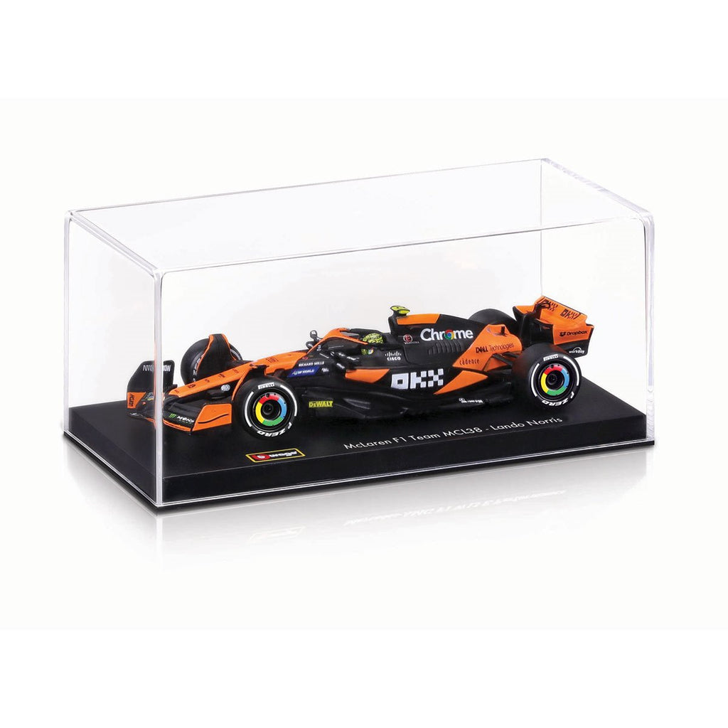 Formula 1 McLaren MCL38 Lando Norris # 4 with Helmet (2024) Die-Cast Metal 1:43 Scale Vehicle