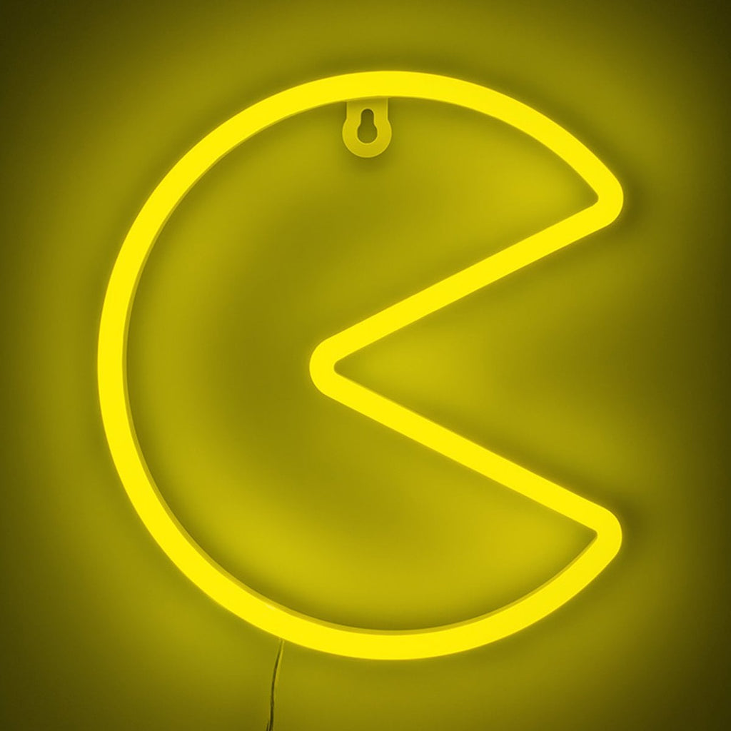 Pac-Man Wall Mountable LED Neon Light