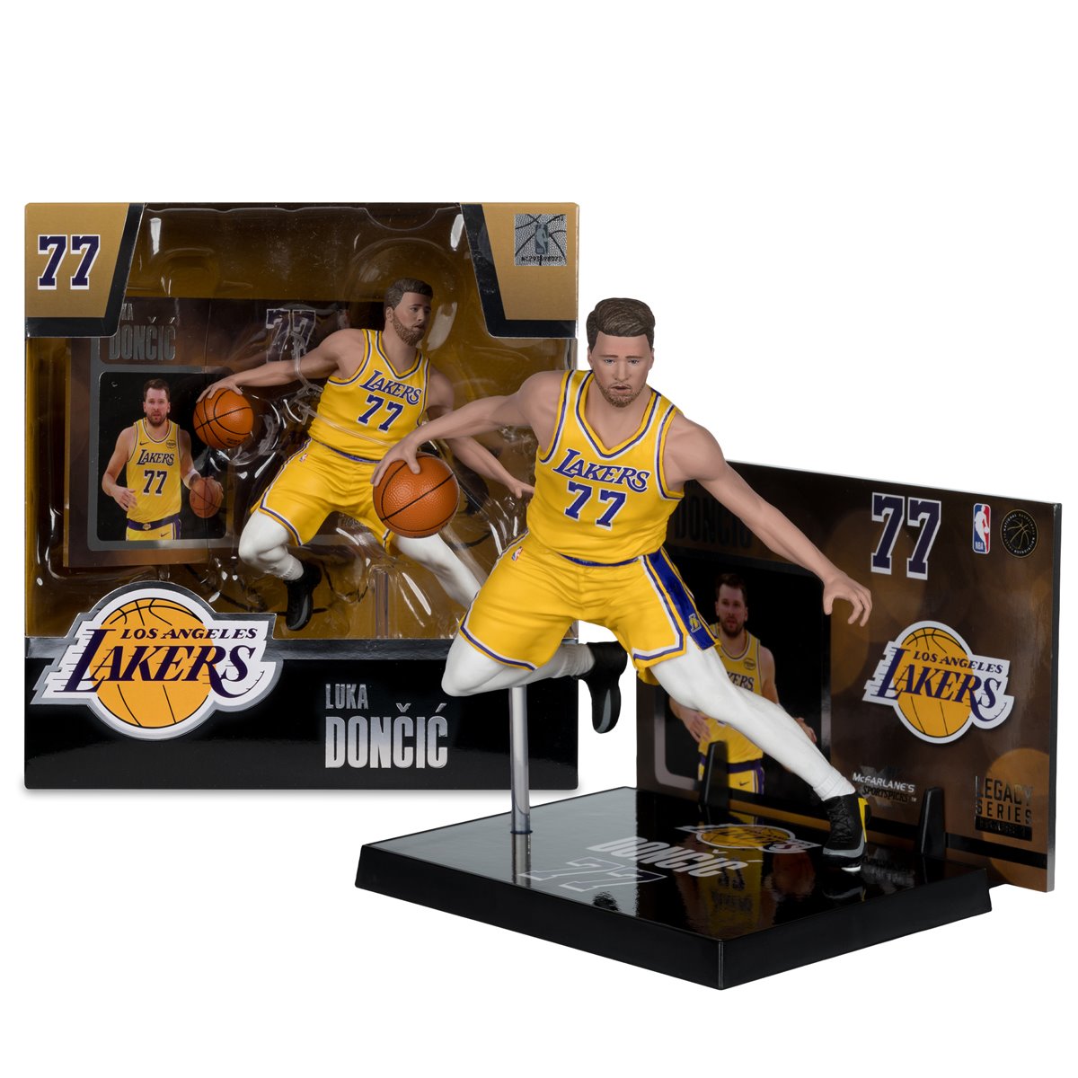 NBA McFarlane's SportsPicks Los Angeles Lakers Luka Doncic 7-Inch Posed Figure