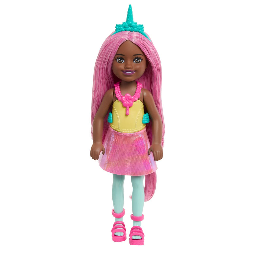 Barbie Chelsea Unicorn Doll with Pink Hair
