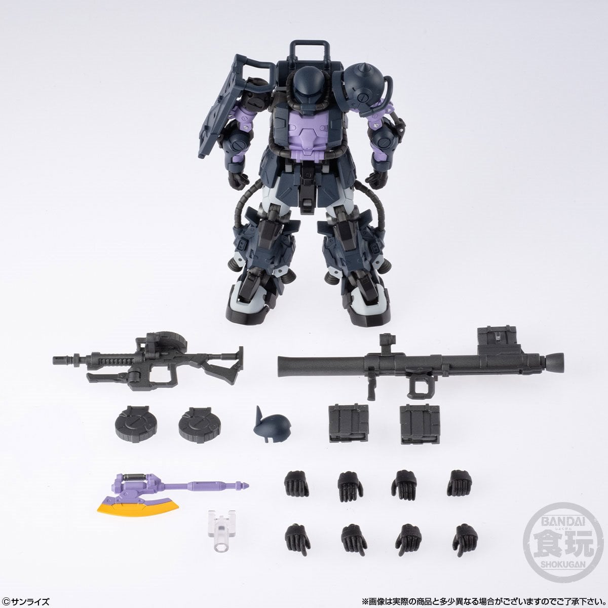 Gundam Artifact PRO Zaku II High Mobility Type Black Tri-Stars Custom Action Figure
