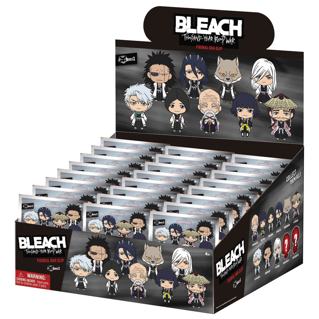 Bleach: Thousand-Year Blood War Series 2 3D Foam Bag Clip Display Case of 24