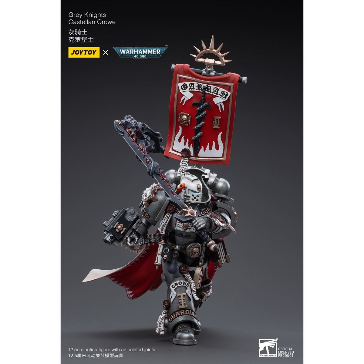 Joy Toy Warhammer 40,000 Grey Knights Castellan Crowe 1:18 Scale Action Figure
