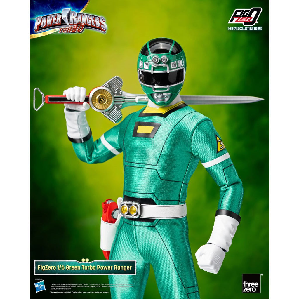 Power Rangers Turbo Green Turbo Power Ranger FigZero 1:6 Scale Action Figure