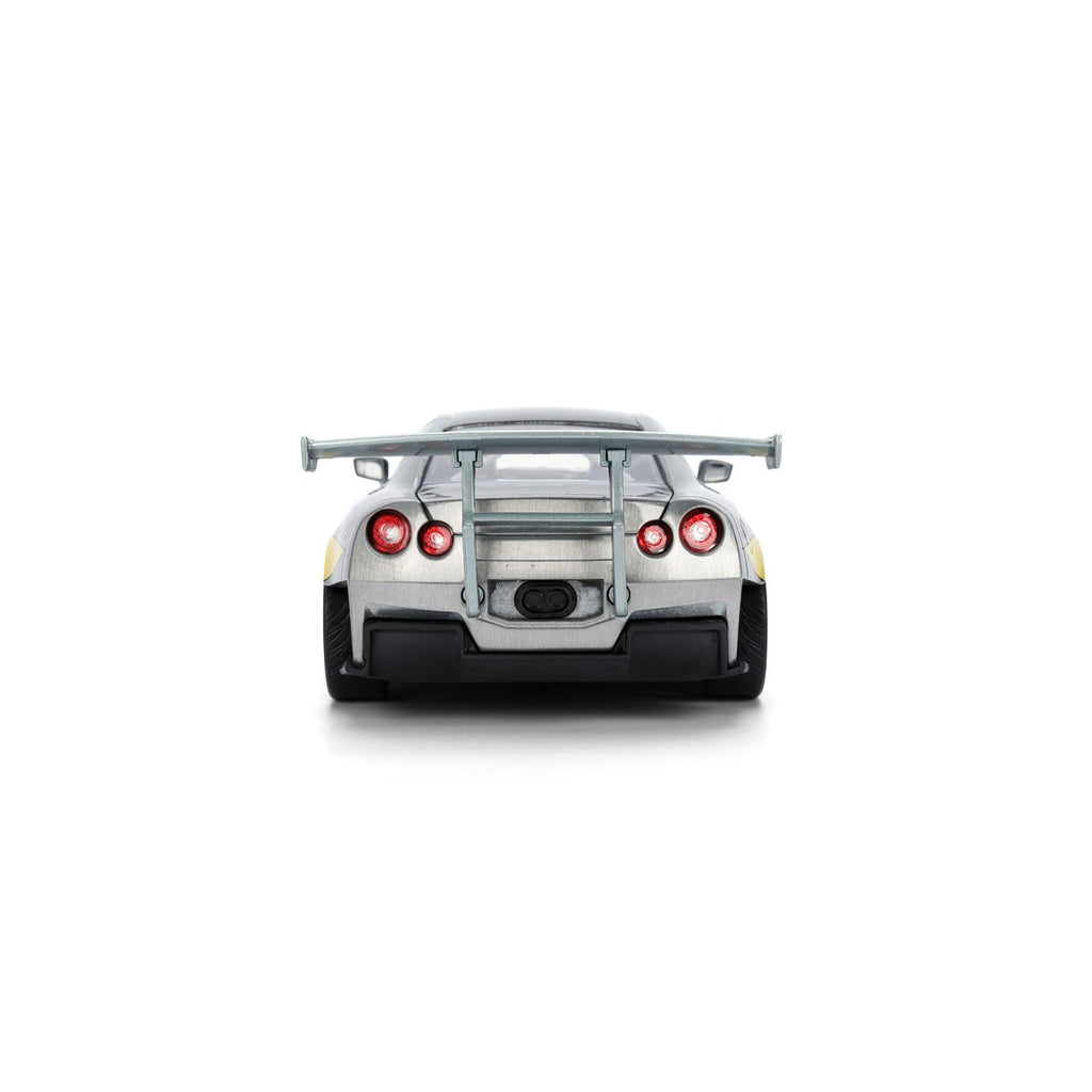 Godzilla 2009 Nissan GT-R R35 Ben Sopra 1:24 Scale Die-Cast Metal Vehicle with Mechagodzilla Figure