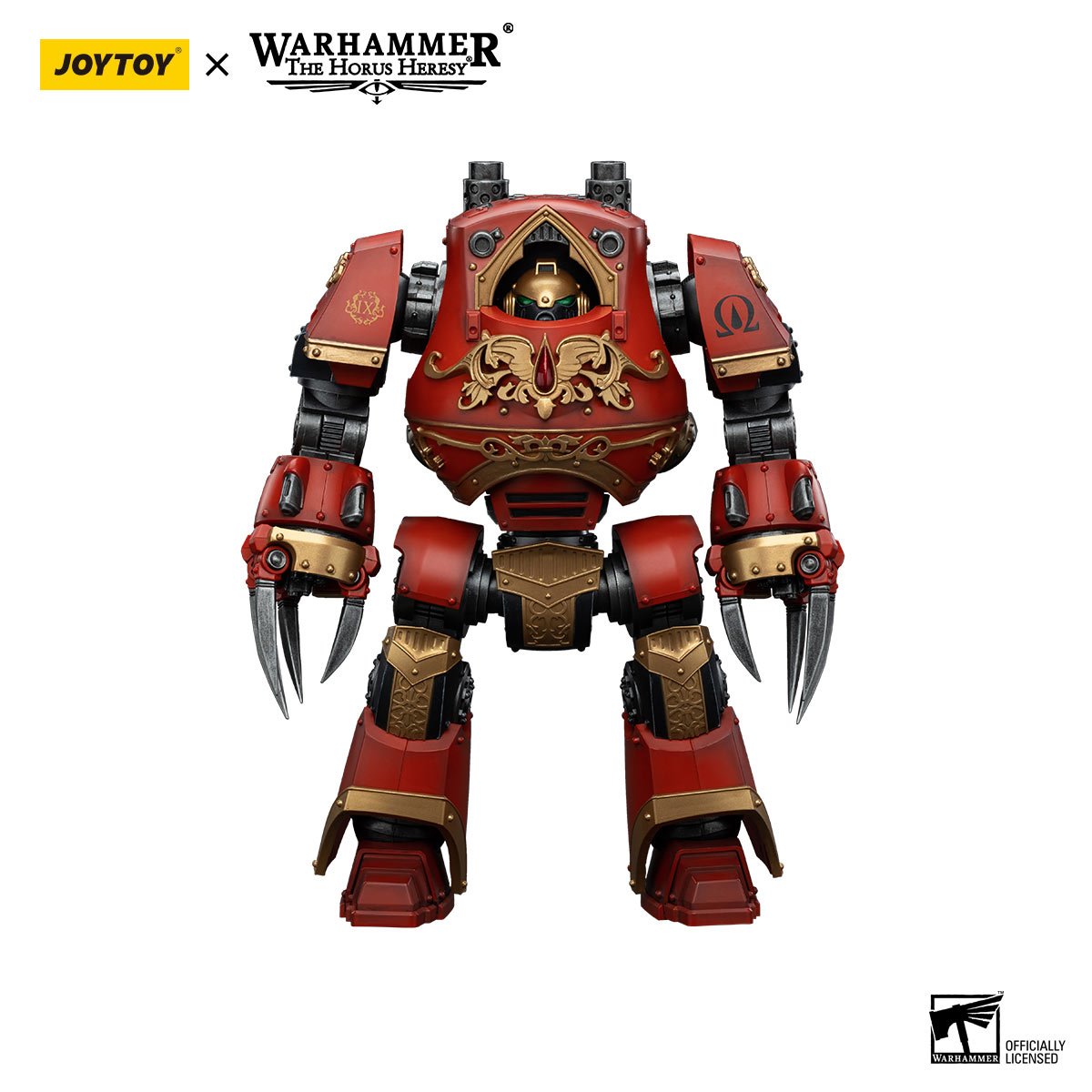 Joy Toy Warhammer The Horus Heresy Blood Angels Contemptor Incaendius Dreadnought 1:18 Scale Action Figure