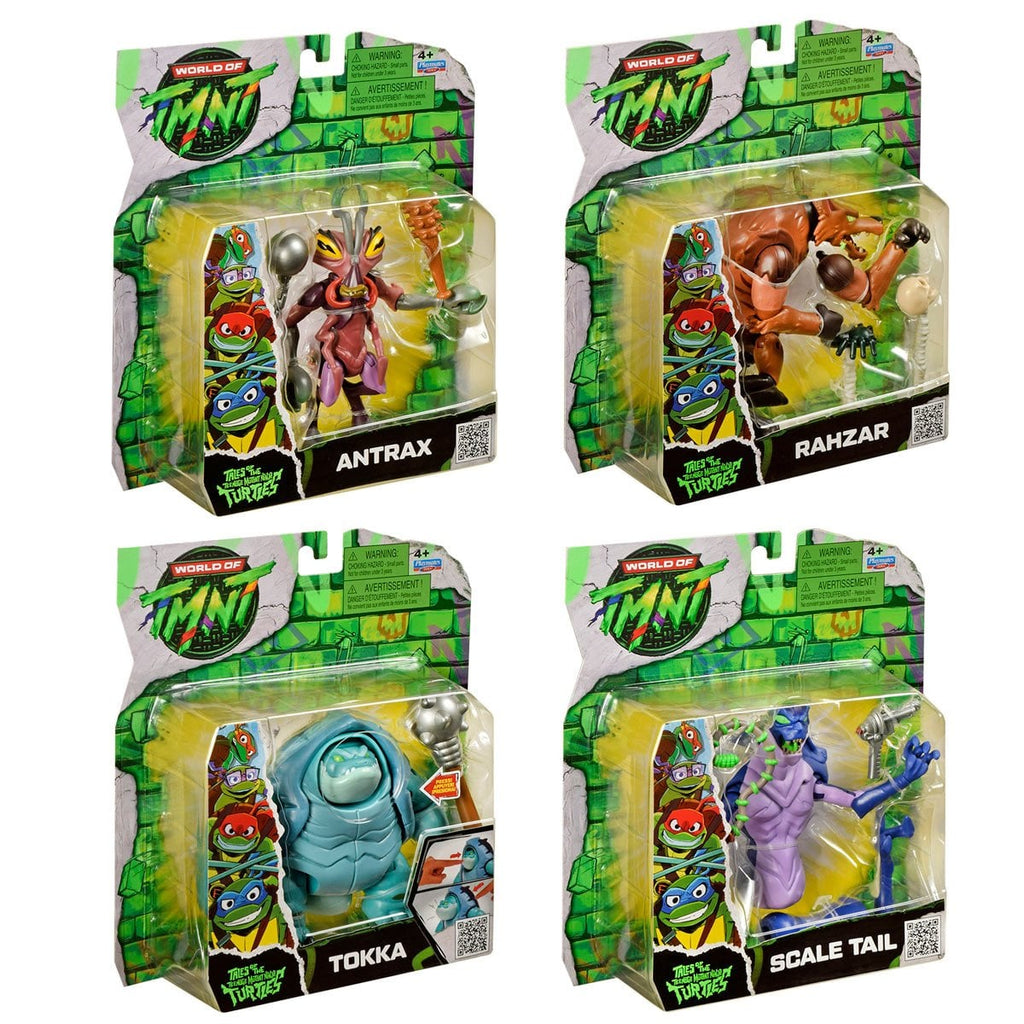 Tales of the Teenage Mutant Ninja Turtles Mutants Antrax Scale Tail Tokka Rahzar Action Figure 4-Pack