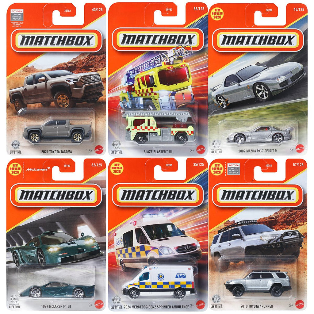 Matchbox Car Collection 2026 Mix 5 Vehicles Case of 24