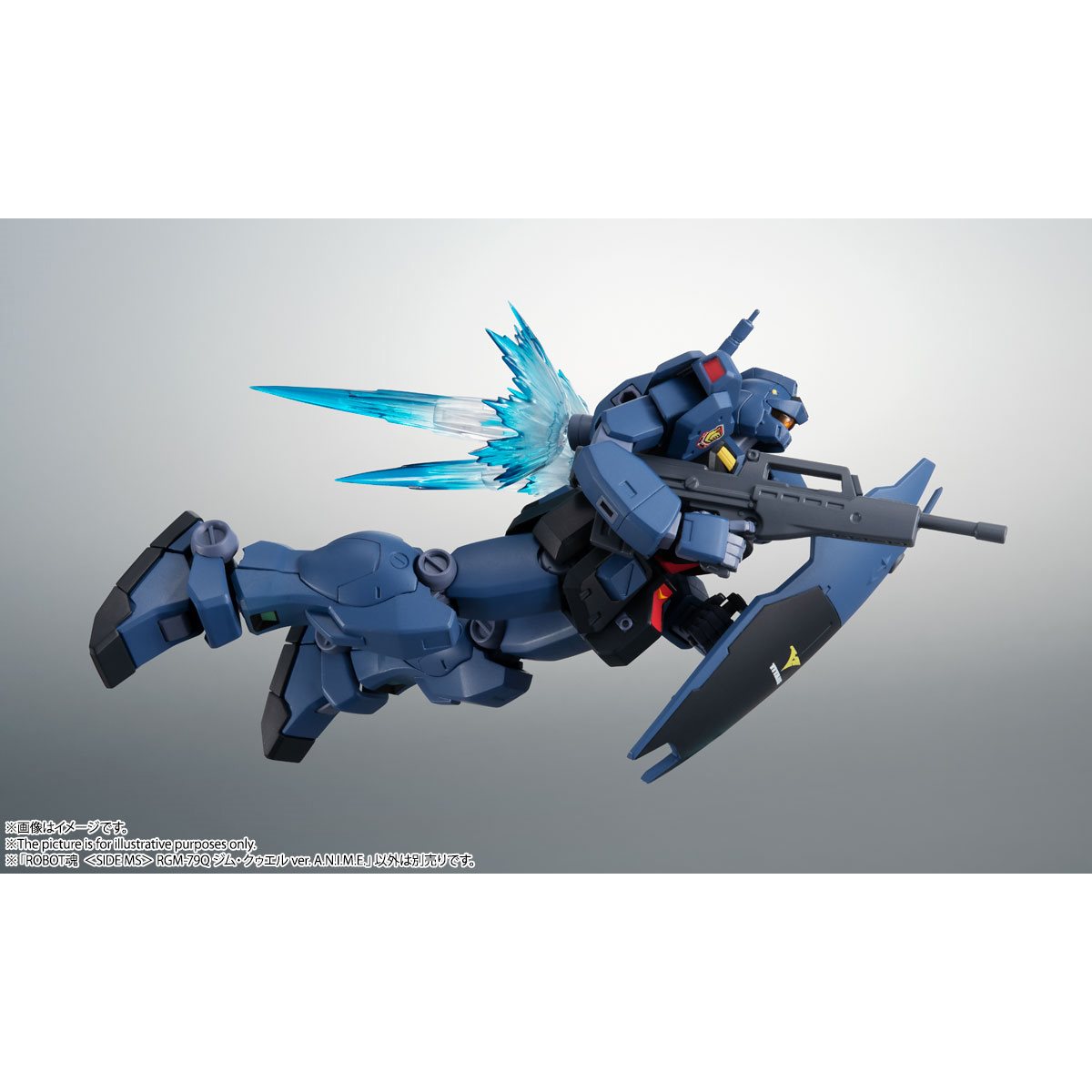 Mobile Suit Gundam 0083 Stardust Memory Side MS RGM-79Q GM Quel ver. A.N.I.M.E. Metal Spirits Action Figure