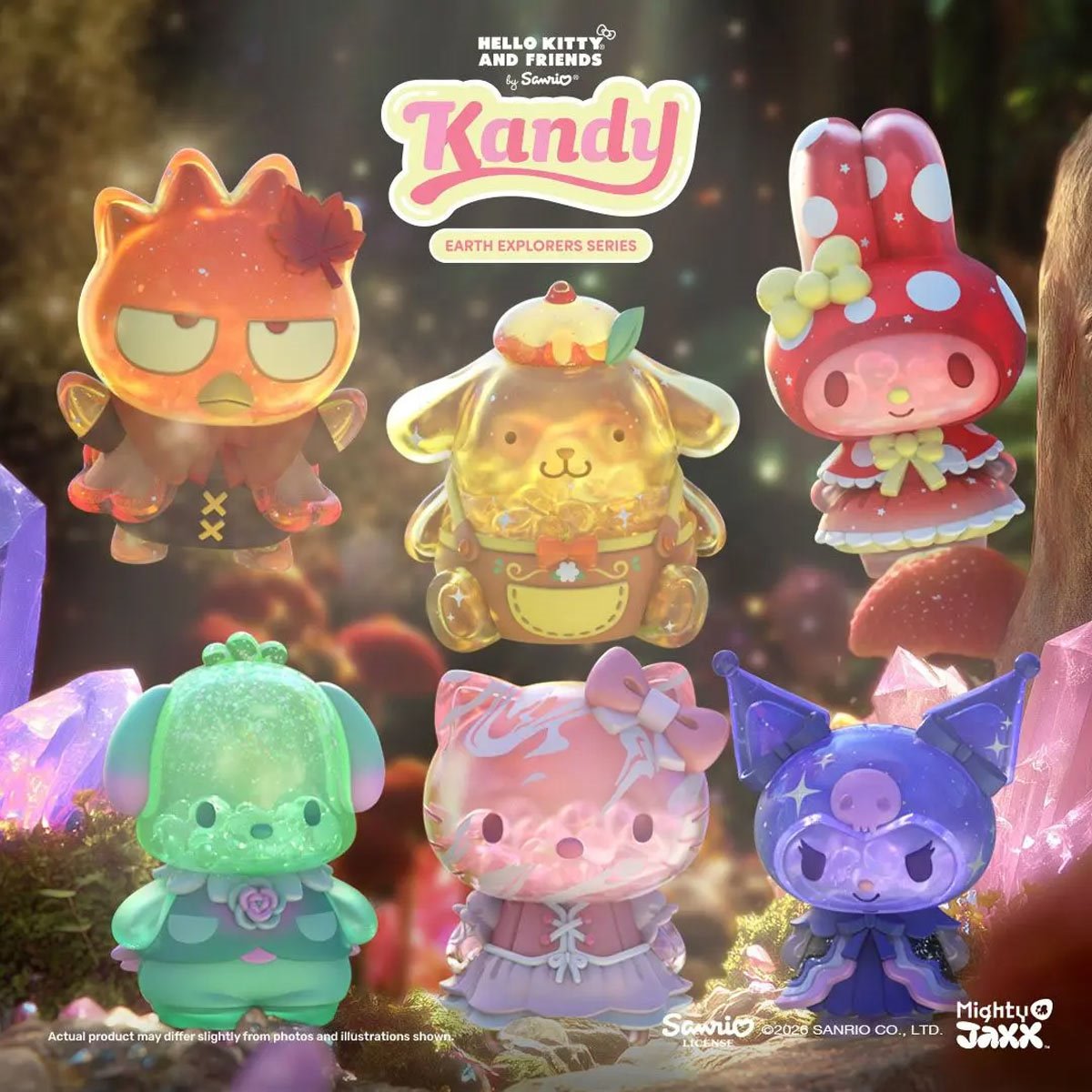 Kandy: Sanrio Earth Explorer Series Mini-Figure Display Tray of 6
