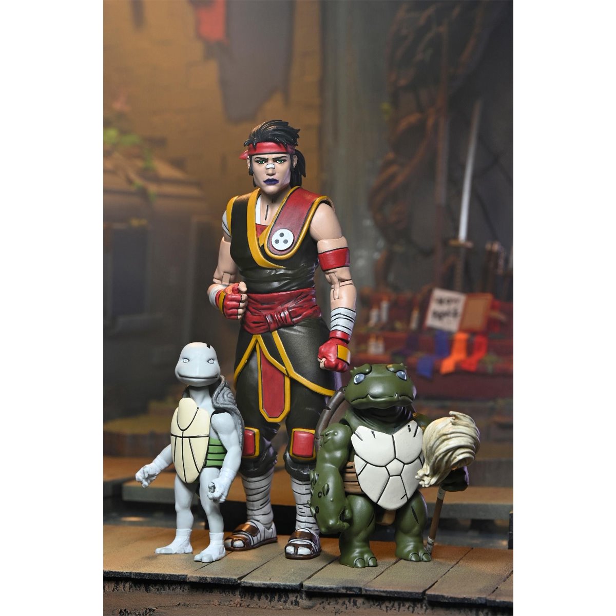 Teenage Mutant Ninja Turtles The Last Ronin The Lost Years Casey Marie with Baby Odyn and Uno 7-Inch Scale Action Figure