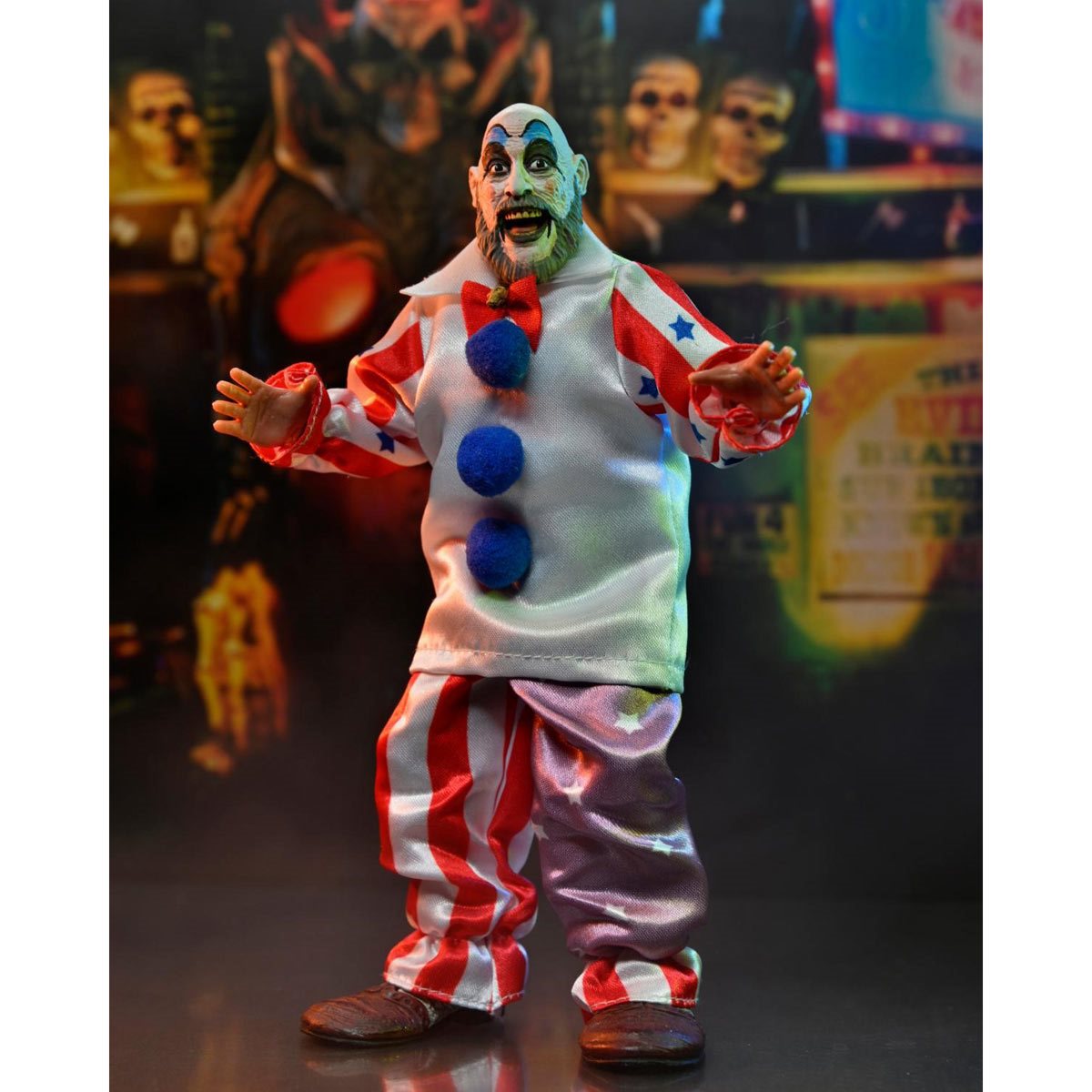 House of 1000 Corpses Captain Spaulding 7-Inch Scale Clothed Action Figure