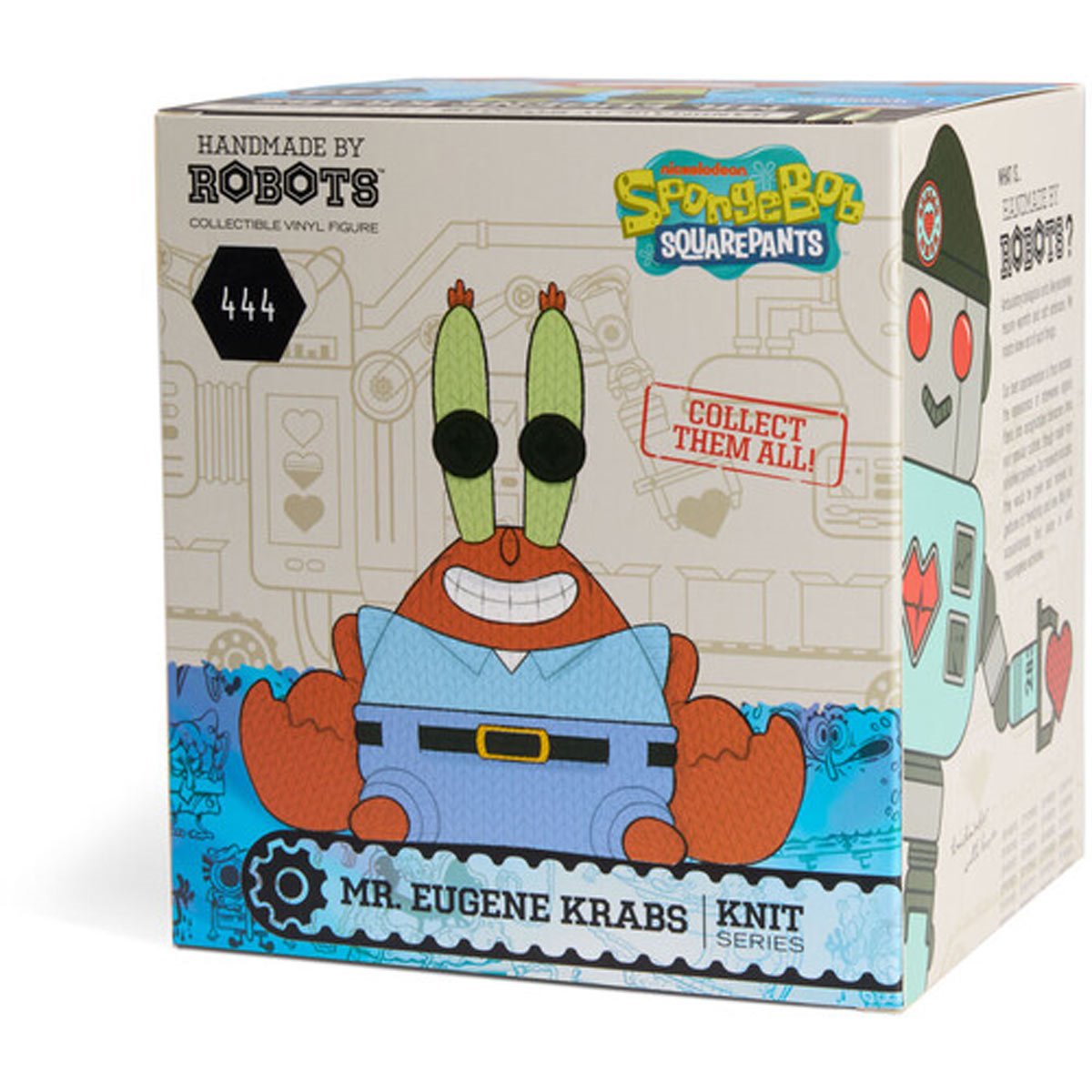 SpongeBob SquarePants Mr. Krabs #444 Handmade By Robots Vinyl Figure