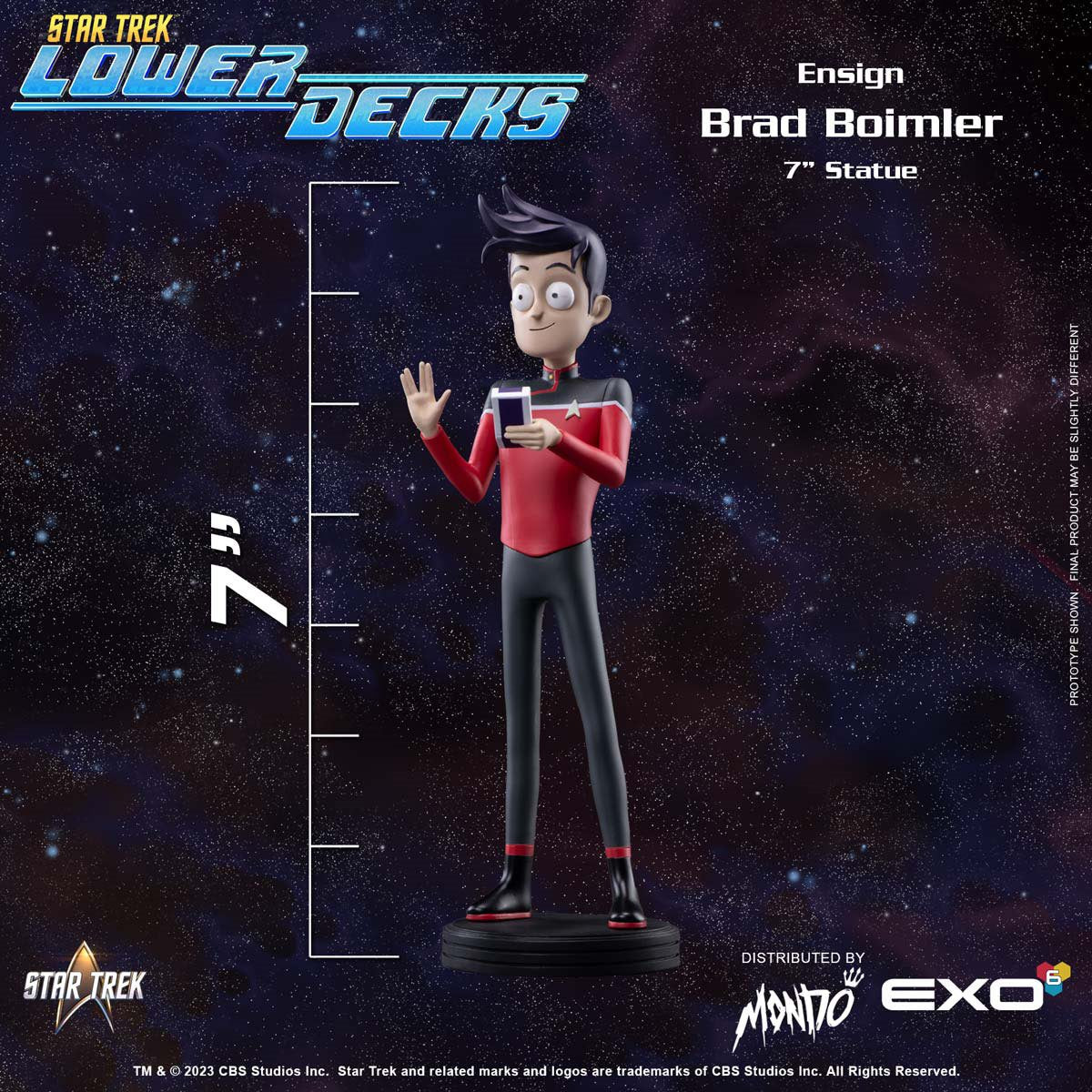 Star Trek: Lower Decks Ensign Brad Boimler 7-Inch Statue