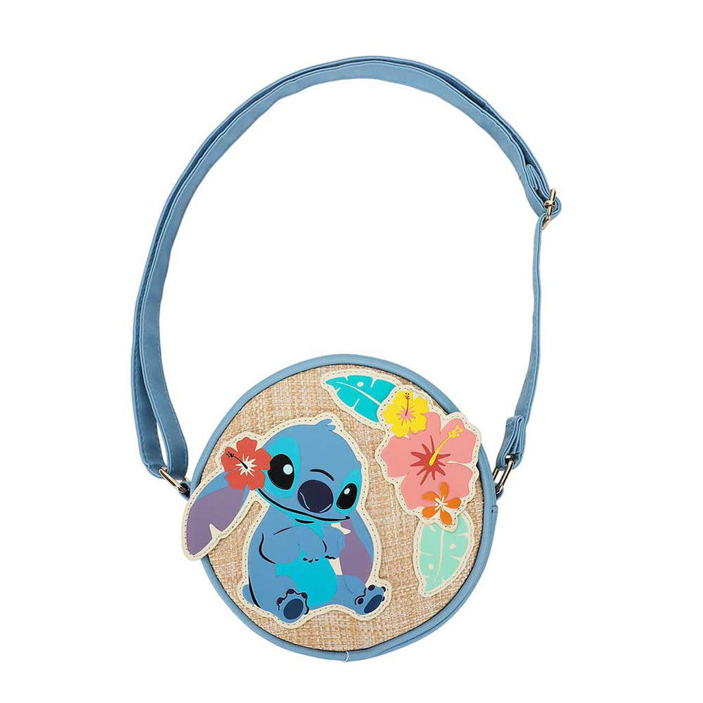 Lilo and Stitch Stitch Tropical Woven Crossbody Bag