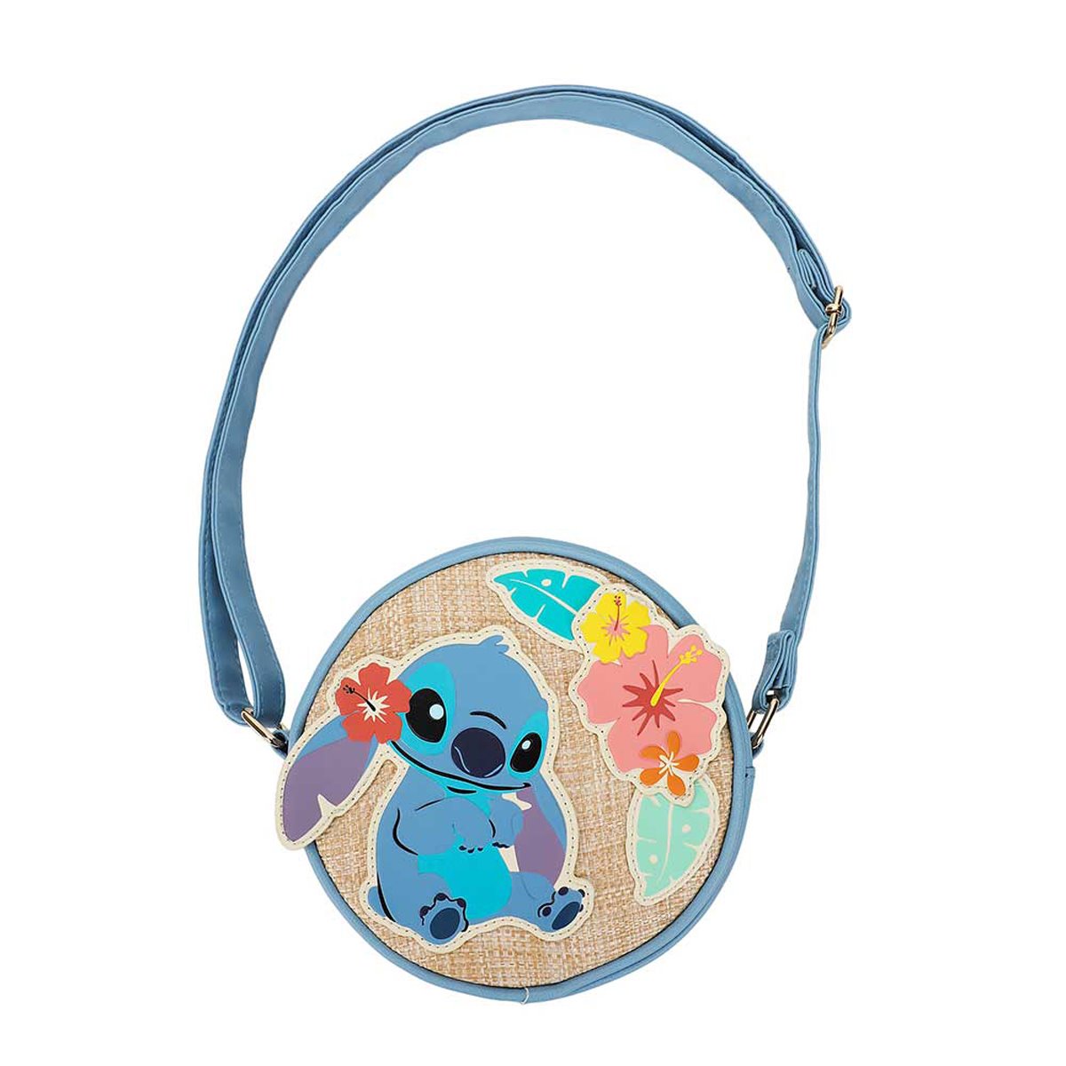Lilo and Stitch Stitch Tropical Woven Crossbody Bag