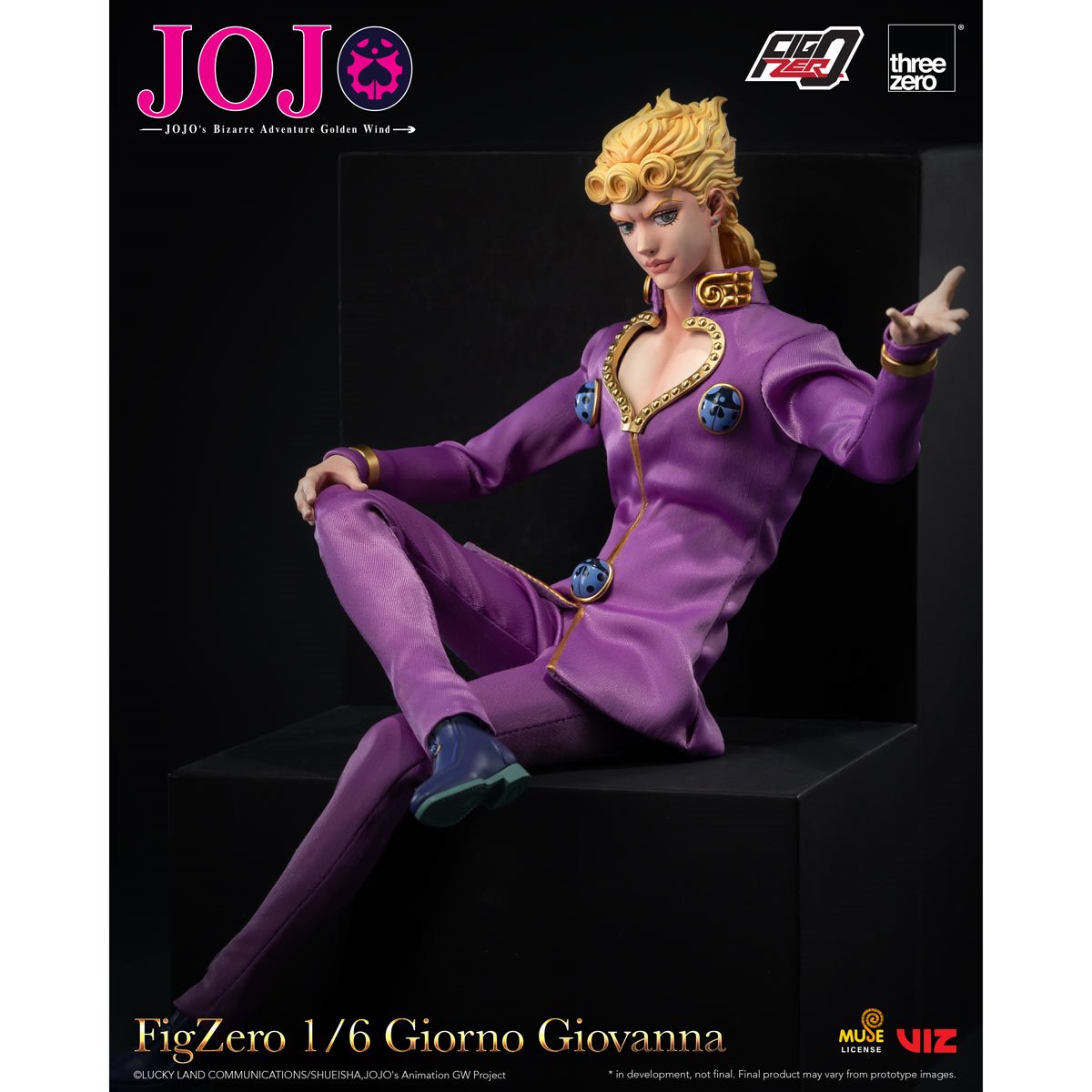 JoJos Bizarre Adventure: Golden Wind Giorno Giovanna FigZero 1:6 Scale Action Figure