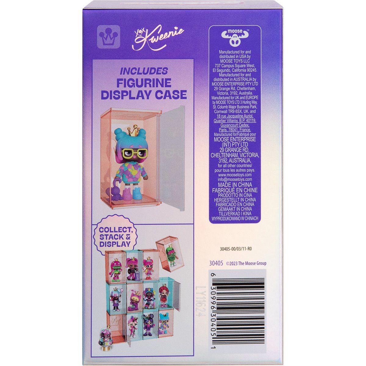 XOX Kweenie Quirky Mystery 4-Inch Figure Display Case of 11