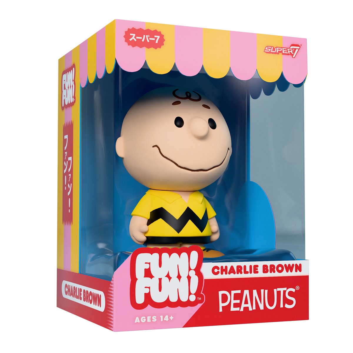 Peanuts Charlie Brown (Yellow Shirt) FUN! FUN! Vinyl Figure