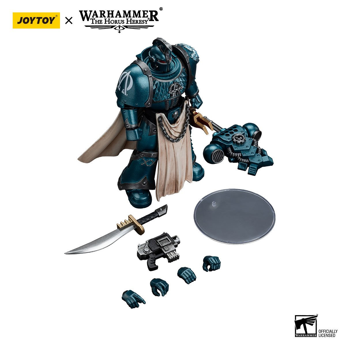 Joy Toy Warhammer The Horus Heresy Alpha Legion Legion Praetor Power Sword 1:18 Scale Action Figure