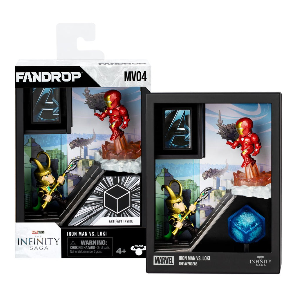 Marvel Iron Man Vs Loki Fandrop Figure Diorama