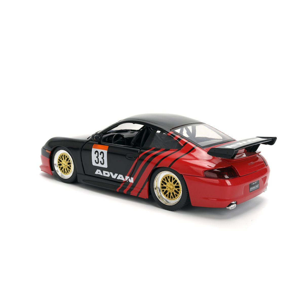 Hyper-Spec Porsche 911 GT3 RS 996 1:24 Scale Die-Cast Metal Vehicle