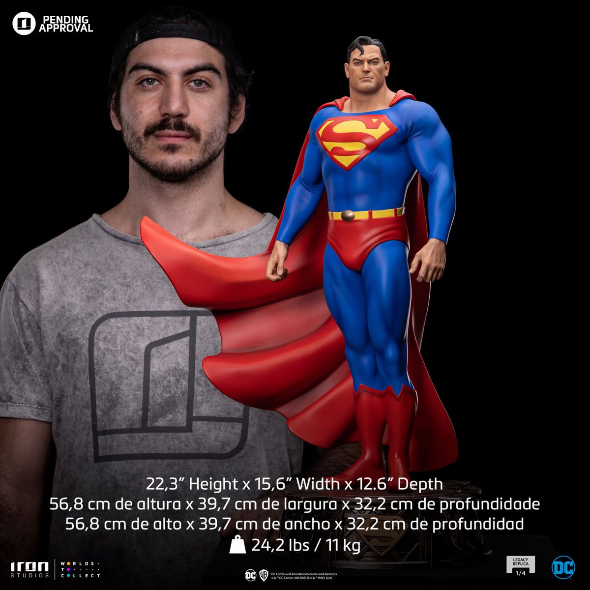 Superman DC Comics Trinity Legacy Replica 1:4 Scale Limited Edition Statue