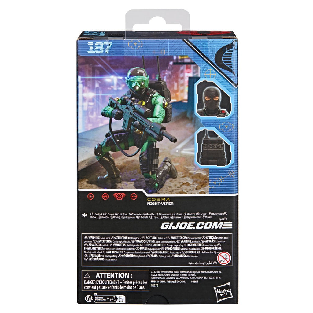 G.I. Joe Classified Series #187 Night-Viper 6-Inch Action Figure
