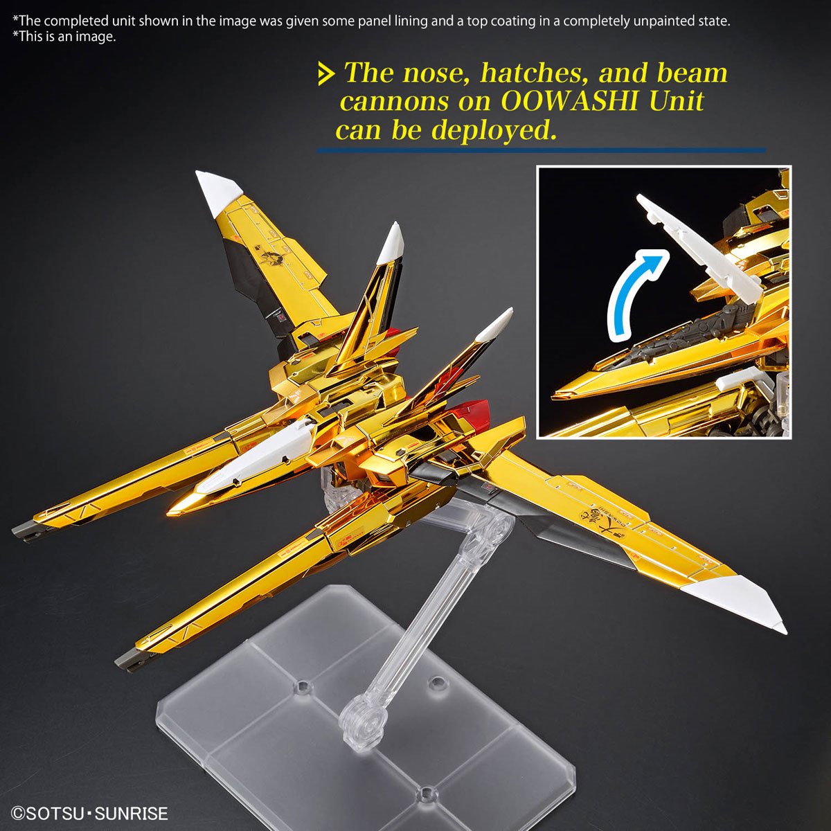 Mobile Suit Gundam Seed Destiny Akatsuki Gundam Oowashi Unit Real Grade 1:144 Scale Model Kit