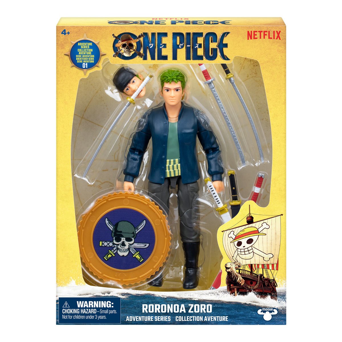 One Piece Live Action Adventure Series Action Figure Case of 4