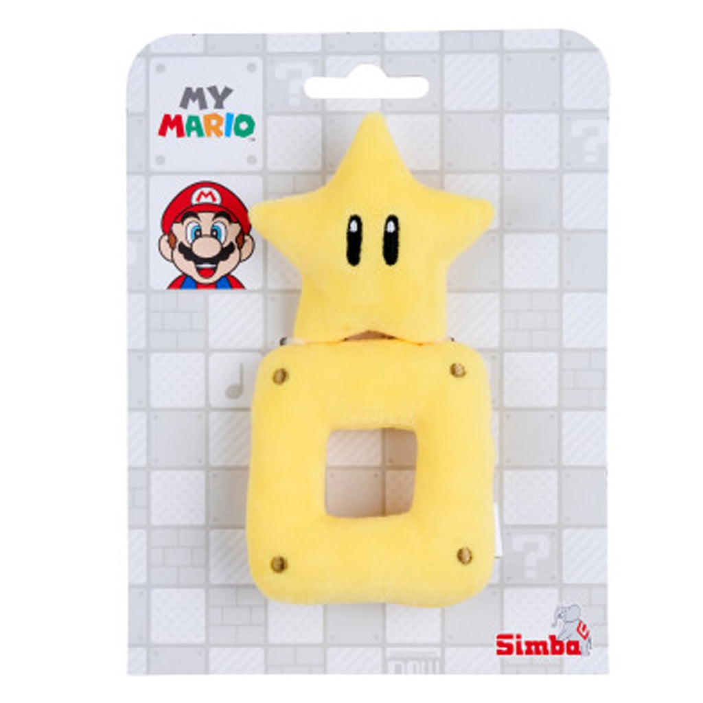 Super Mario Bros. My Mario Super Star Plush Rattle