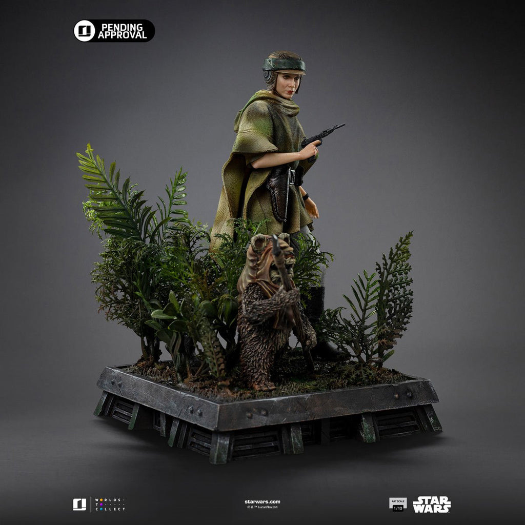 Star Wars: Return of the Jedi Leia and Wicket 1:10 Art Scale Limited Edition Statue