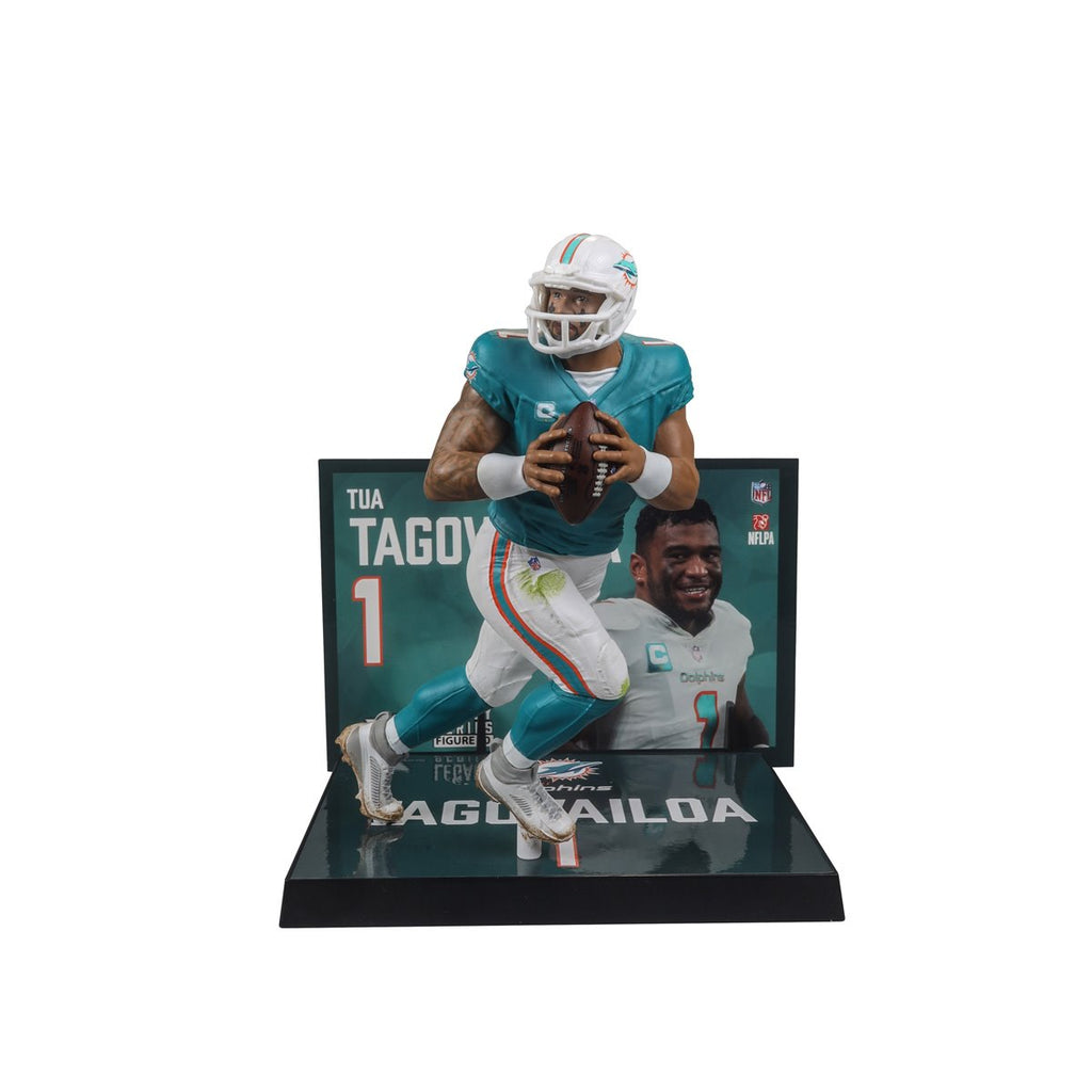 NFL SportsPicks 2024 Wave 1 Miami Dolphins Tua Tagovailoa 7-Inch Scale Posed Figure