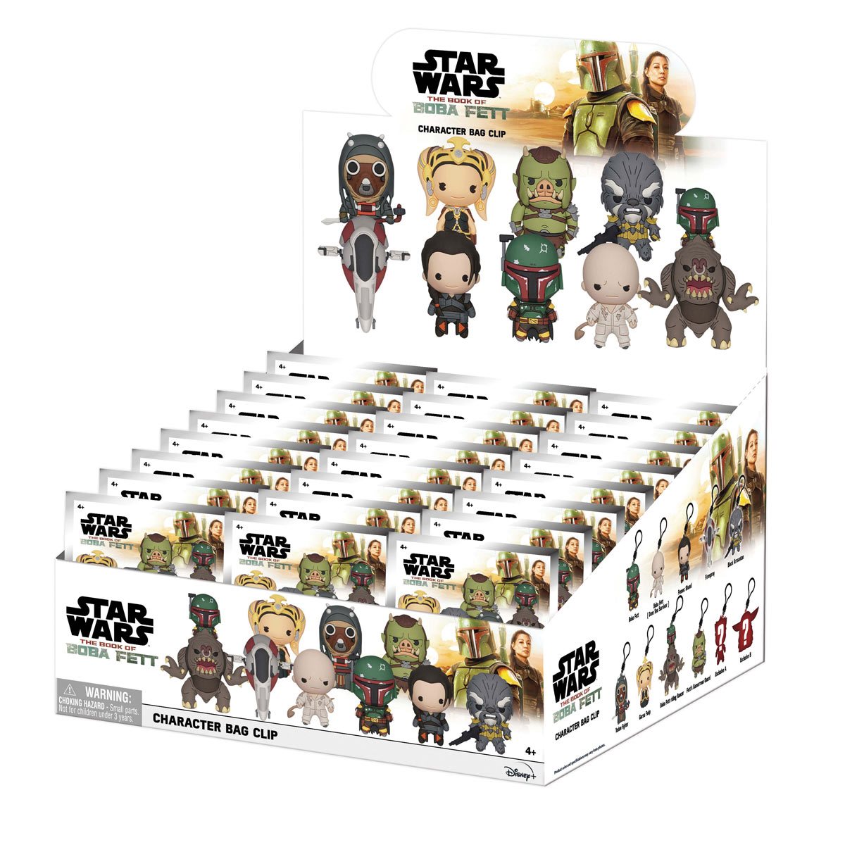 Star Wars: The Book of Boba Fett 3D Bag Clip Random 6-Pack