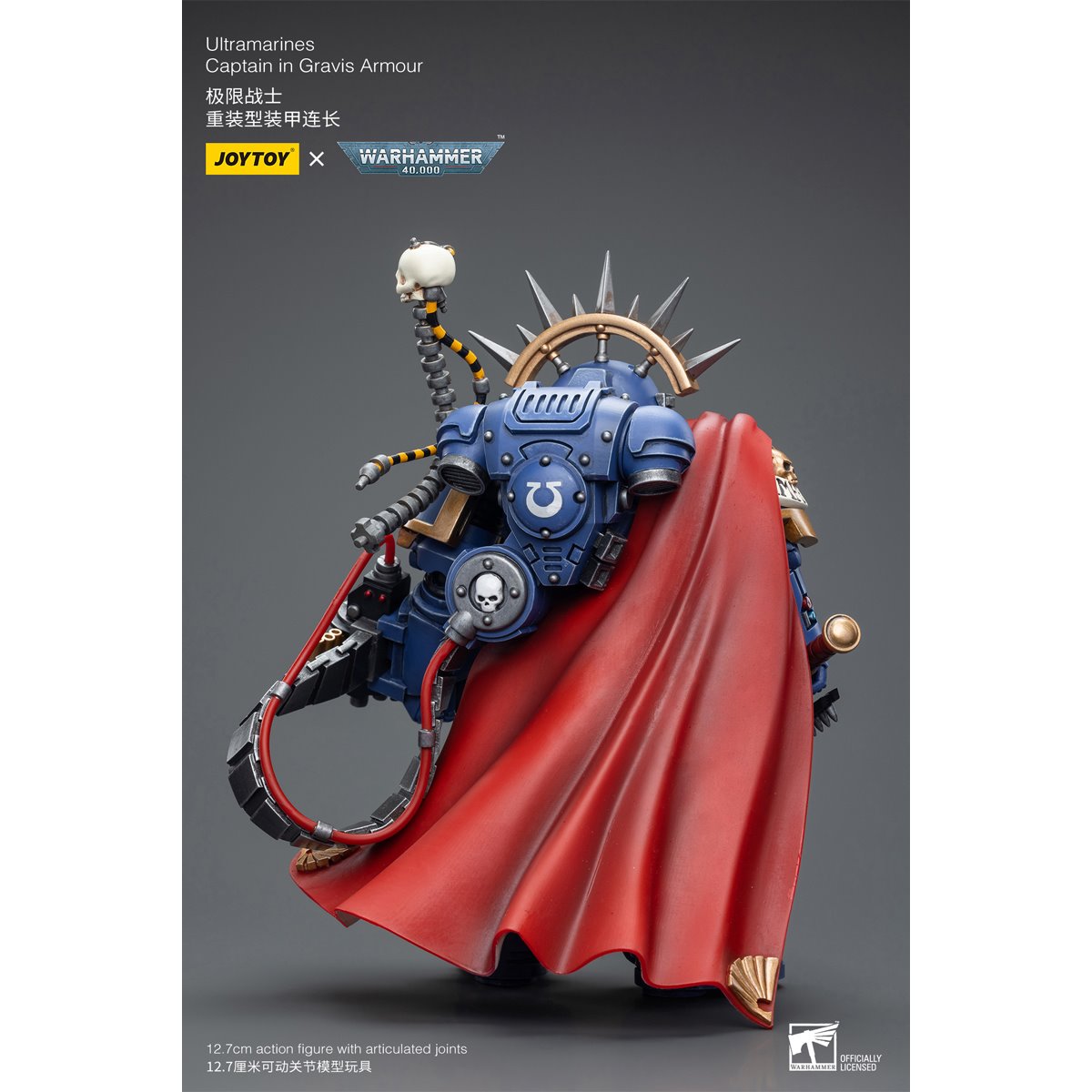 Joy Toy Warhammer 40,000 Ultramarines Captain in Gravis Armour 1:18 Scale Action Figure