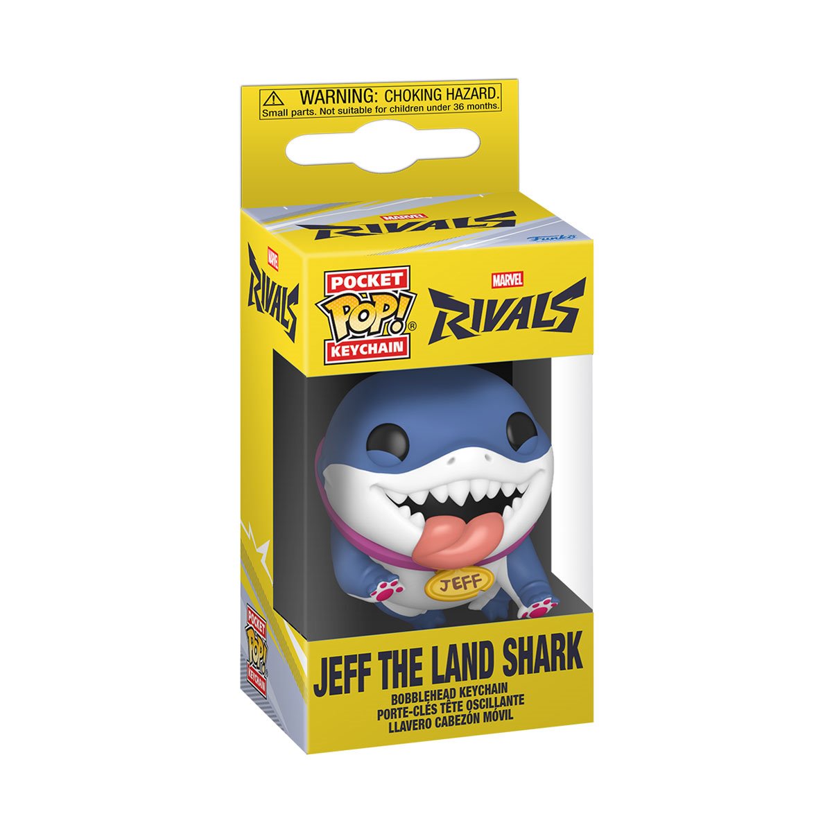 Marvel Rivals Jeff the Land Shark Funko Pocket Pop! Key Chain