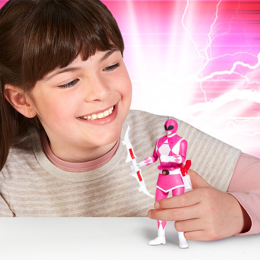 Mighty Morphin Power Rangers: Re-Ignition Auto Morphin Pink Ranger Action Figure