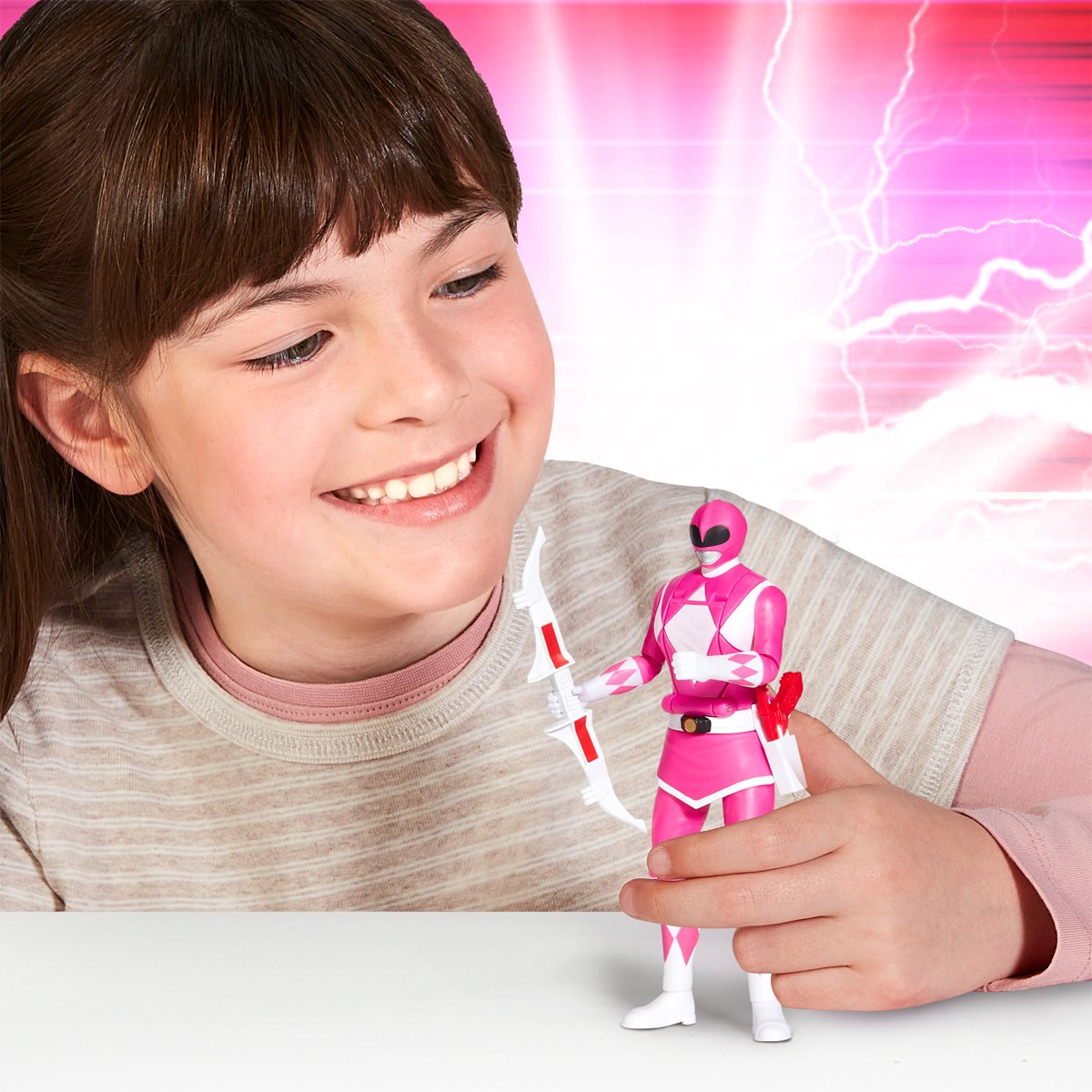 Mighty Morphin Power Rangers: Re-Ignition Auto Morphin Pink Ranger Action Figure